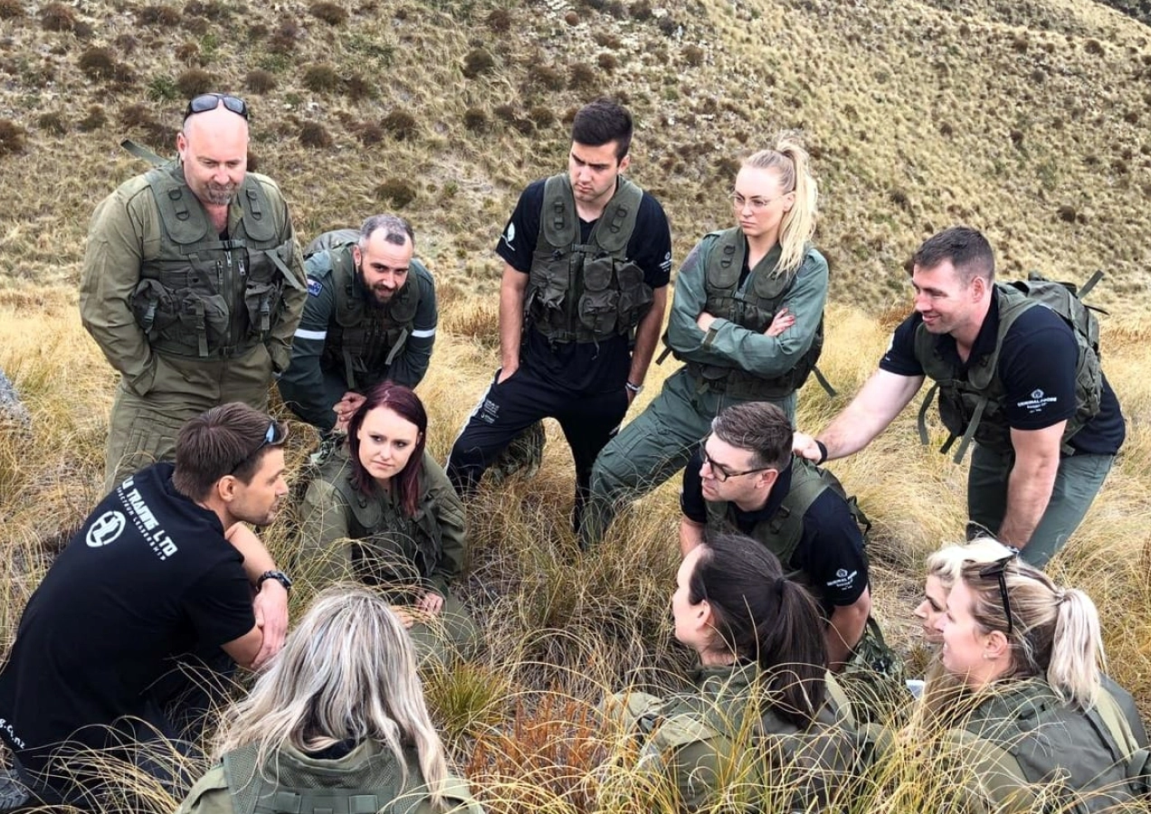 Halo training outdoors